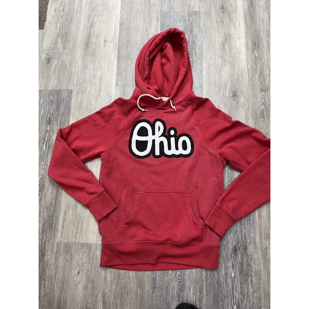 Homage Ohio State University Hoodie Heather Red OSU Size S